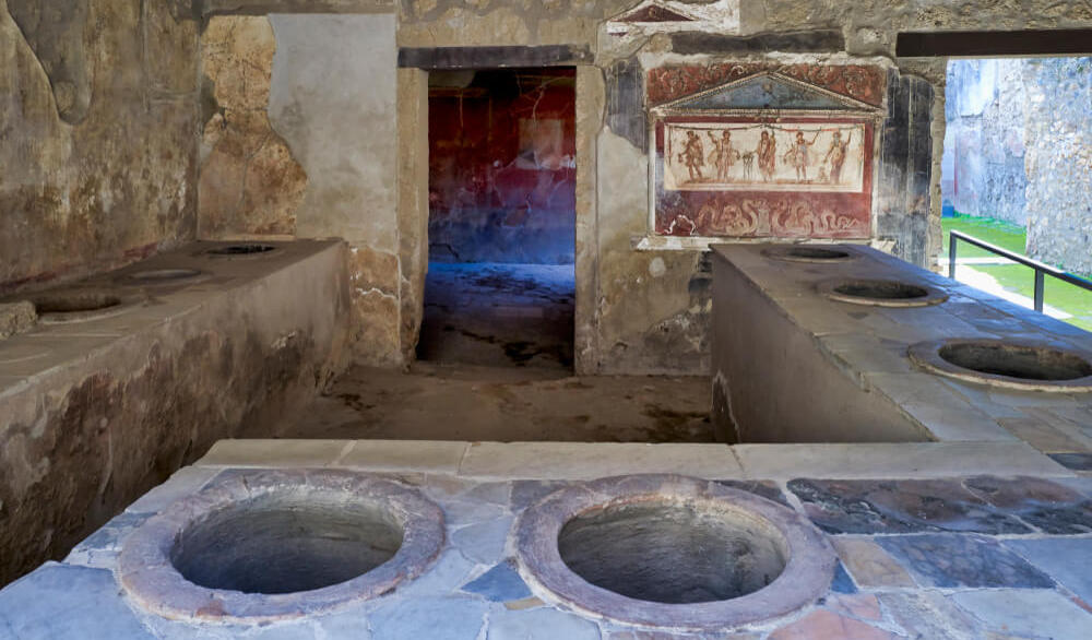 Z historie sauny a saunovania o kupeloch v Pompejach